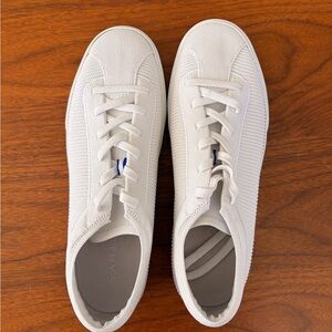 Rothy's Lace Up Sneakers, White